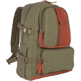 RETRO VINTAGE AIRMAN'S RUCKSACK (Option: Olive Drab)
