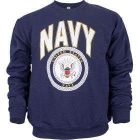 NAVY INSIGNIA SWEATSHIRT NAVY (Option: Xl)