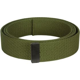 44" COTTON WEB BELT, 12 PACK BKL (Option: Olive Drab)